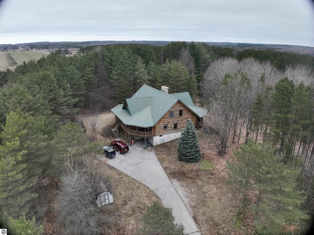 view of drone / aerial view