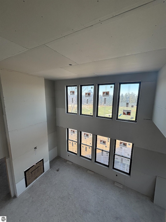 view of unfurnished living room