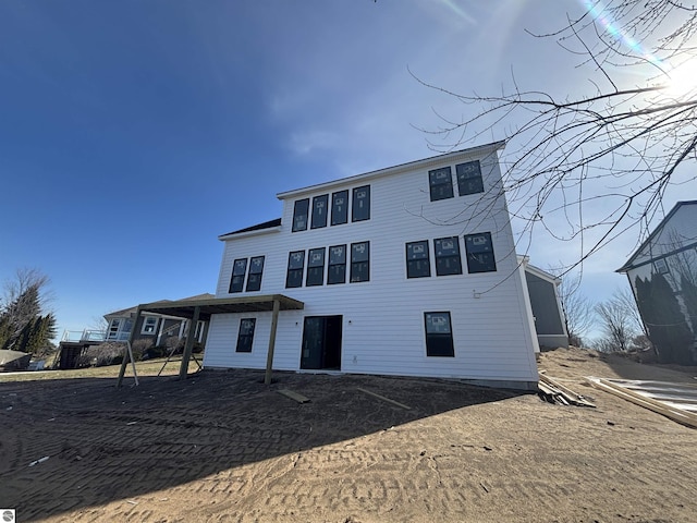 view of back of property