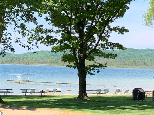 view of water feature