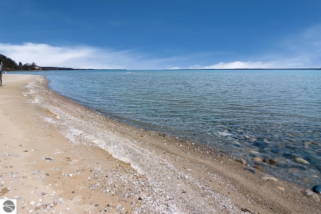 water view featuring a view of the beach