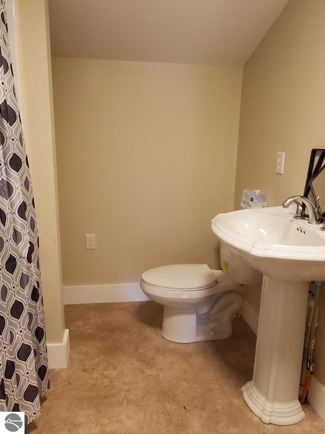 bathroom with toilet