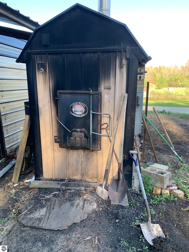 view of shed / structure