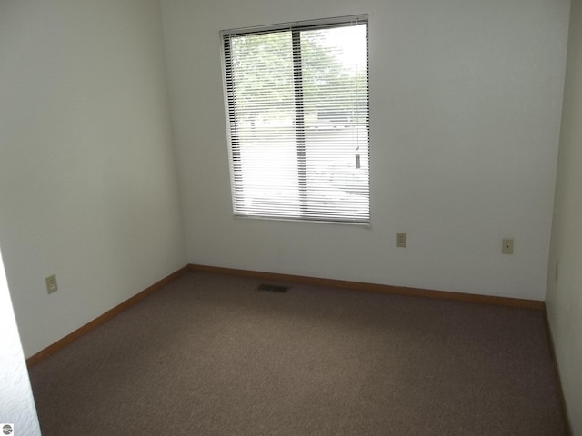 carpeted spare room with plenty of natural light