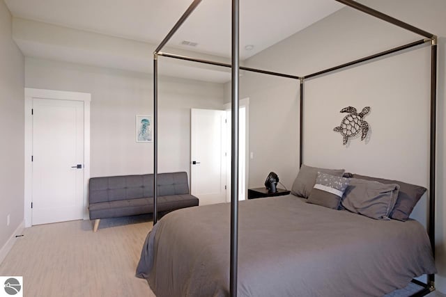 bedroom featuring a closet and carpet floors