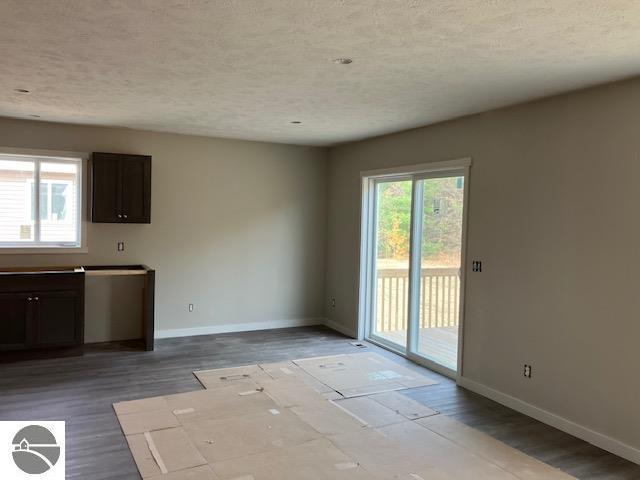 interior space with light hardwood / wood-style floors