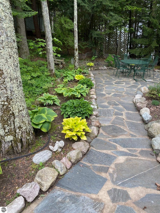 exterior space with a patio area