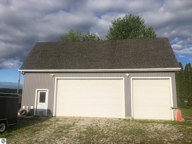 4472 Crescent Beach Rd, Onekama, MI 49675 - view of detached garage
