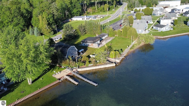 4472 Crescent Beach Rd, Onekama, MI 49675 - aerial view with a water view