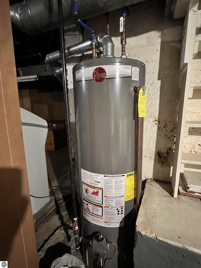 utilities featuring water heater