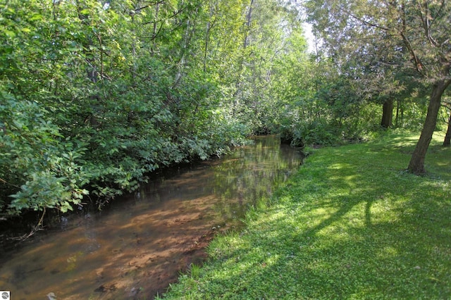 view of nature featuring a water view