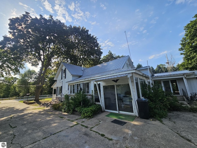 view of back of property