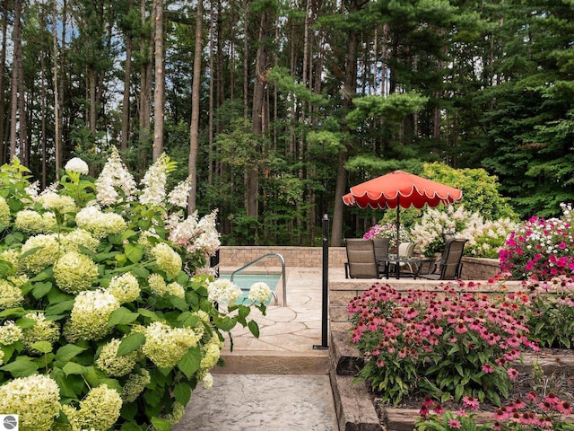 exterior space with a patio area