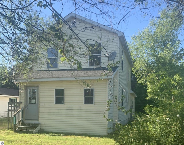 view of back of property