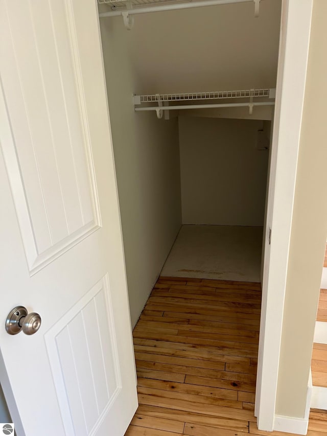 view of closet