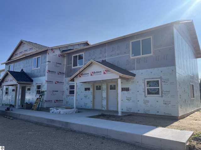 view of property under construction