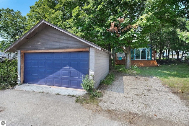 224 Saint Marys St, Suttons Bay, MI 49682 - view of detached garage
