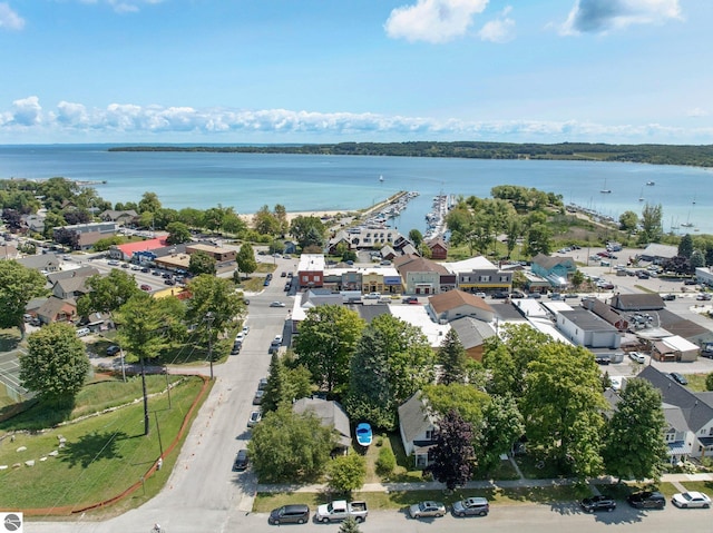 224 Saint Marys St, Suttons Bay, MI 49682 - aerial view with a water view