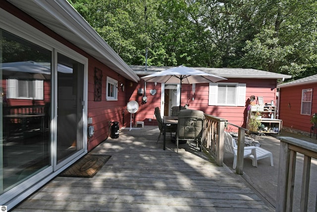 view of deck