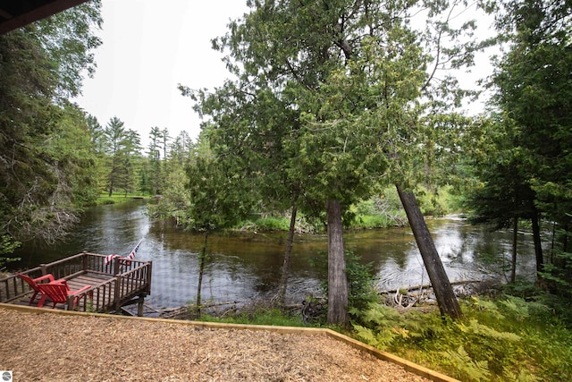 view of water feature