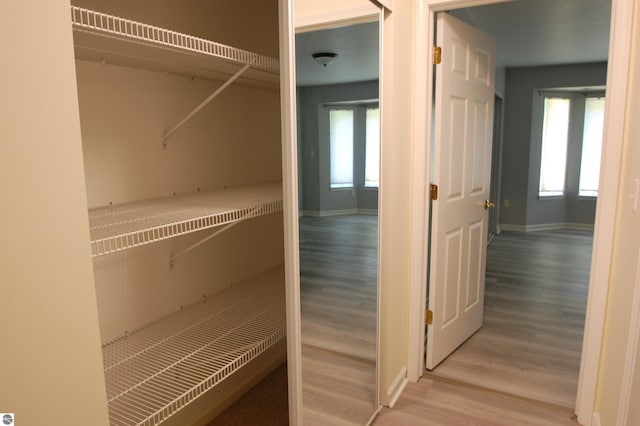 view of closet