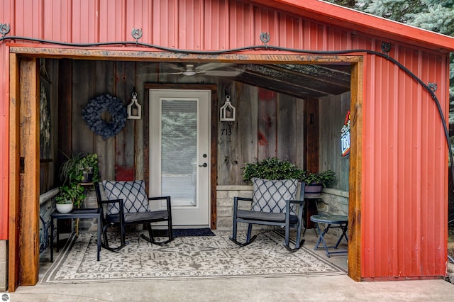 view of outbuilding