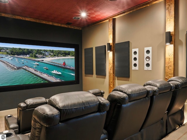 11305 Evergreen, Charlevoix, MI 49720 - cinema room featuring an ornate ceiling