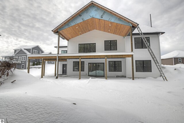 view of horse barn