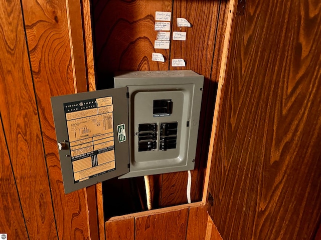 utility room featuring electric panel