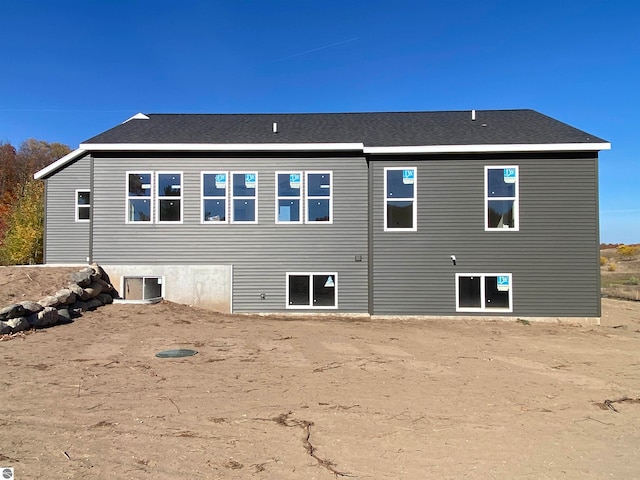 view of rear view of property