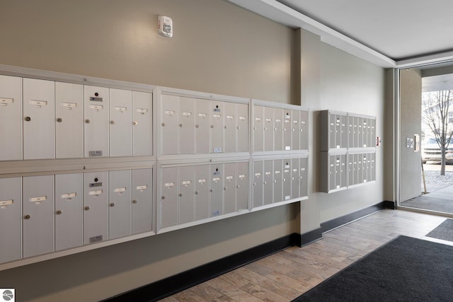 view of community with mail boxes