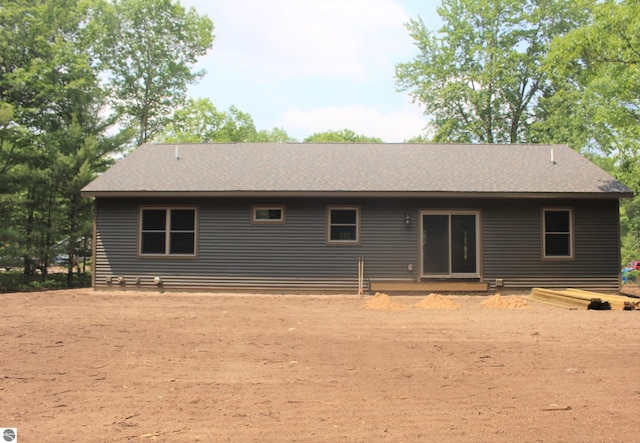 view of rear view of property