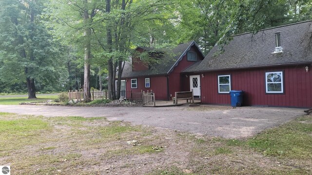 view of back of property