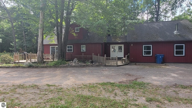 view of front of home