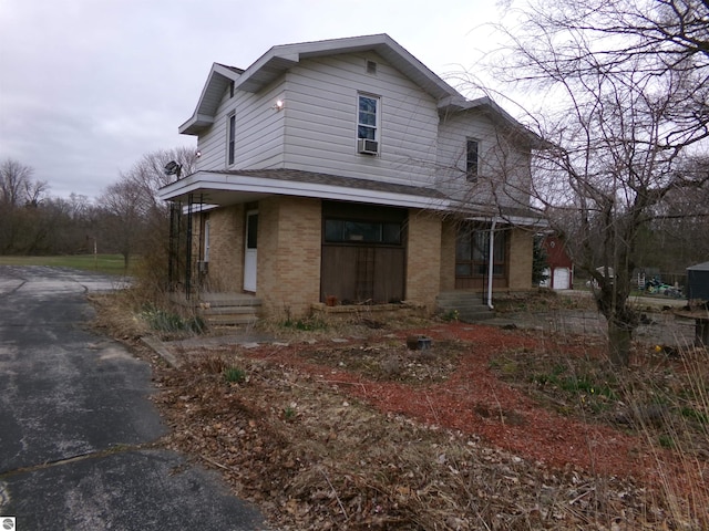 exterior space featuring covered porch