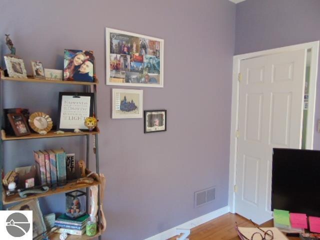 interior space featuring hardwood / wood-style floors