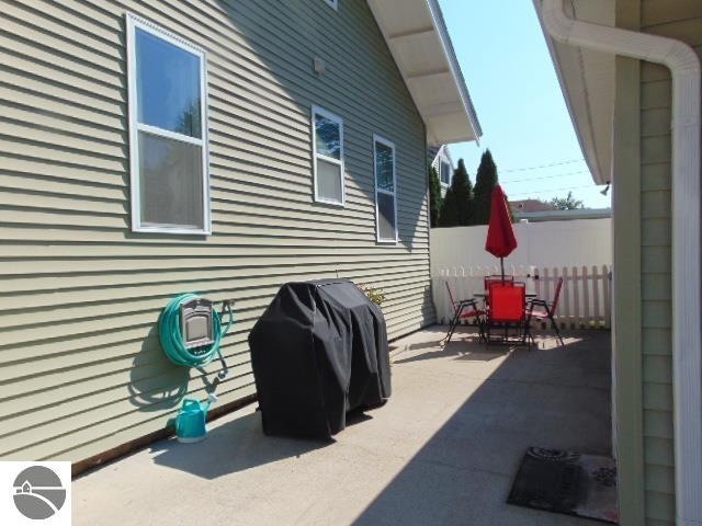 view of patio with grilling area