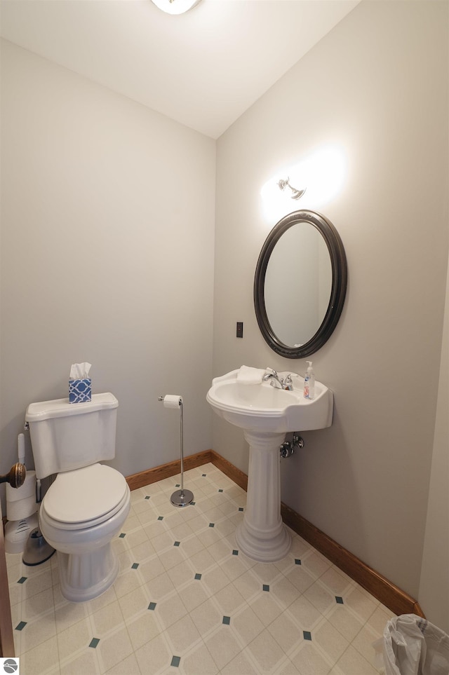 bathroom with toilet