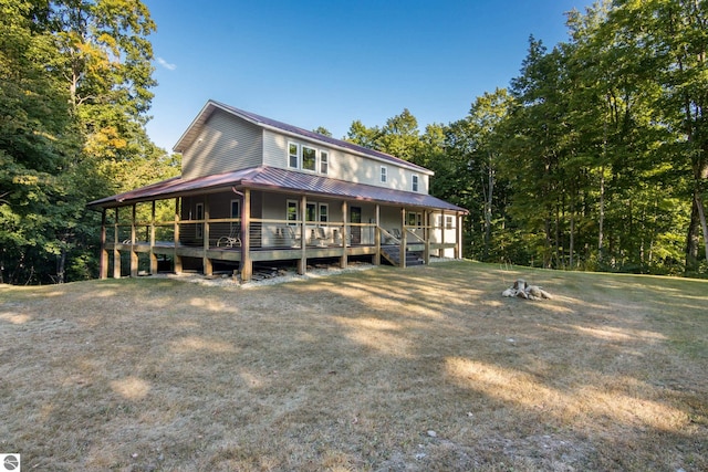 view of farmhouse-style home