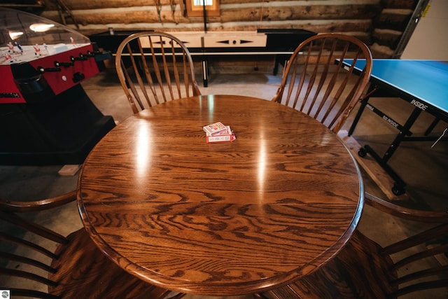 view of dining area