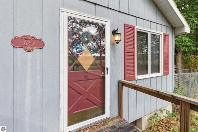 view of entrance to property