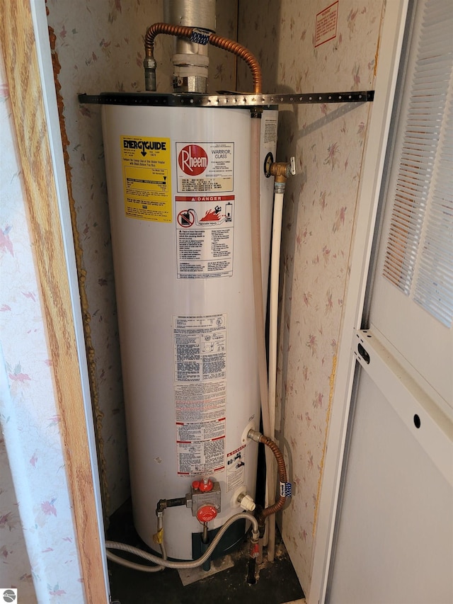 utilities featuring water heater