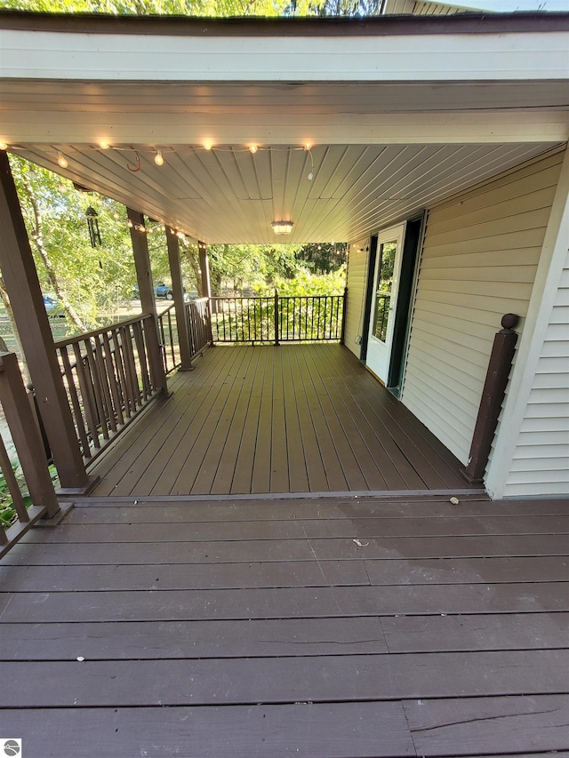 view of deck