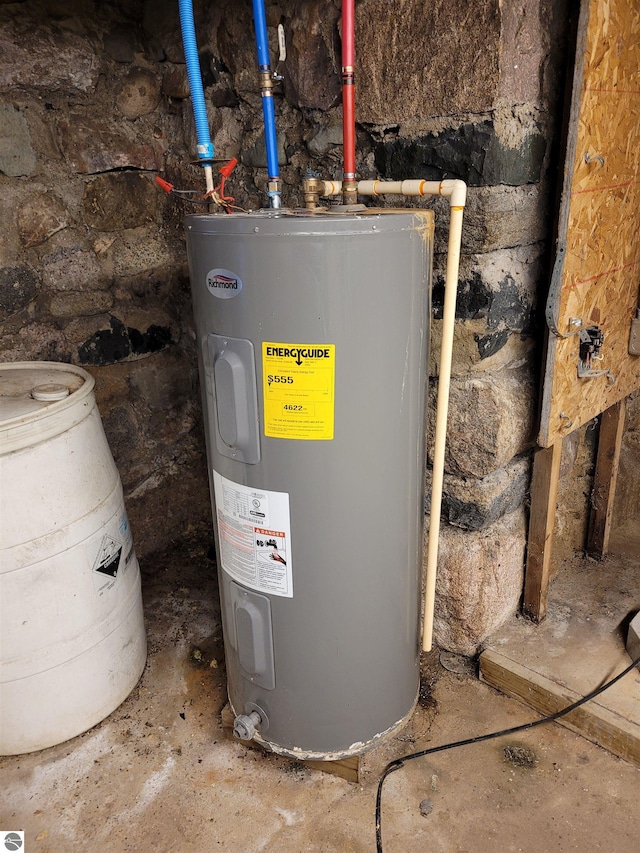 utilities featuring water heater