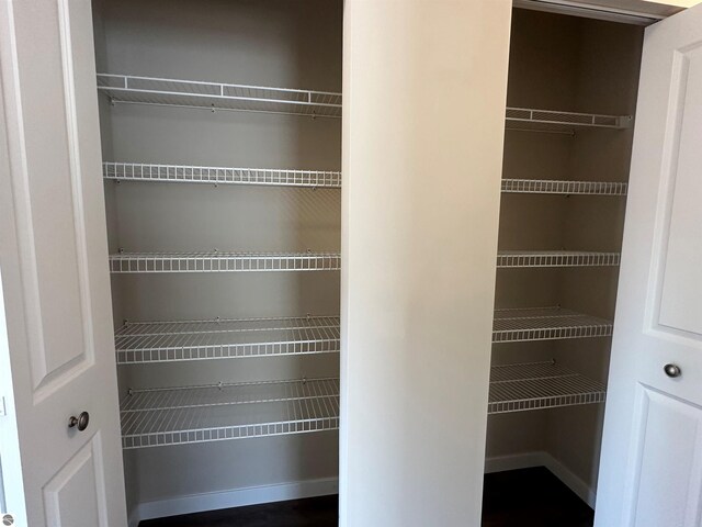 view of closet