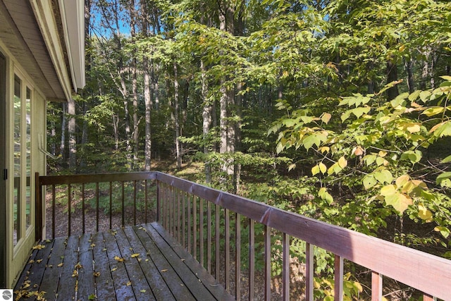 2500 Josef Strasse Unit 410-411, Bellaire, MI 49615 - view of wooden deck