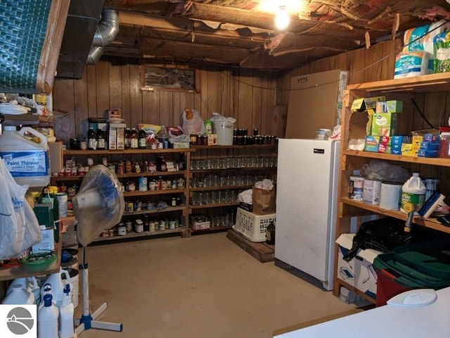 view of storage room