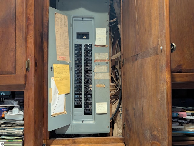 utility room featuring electric panel