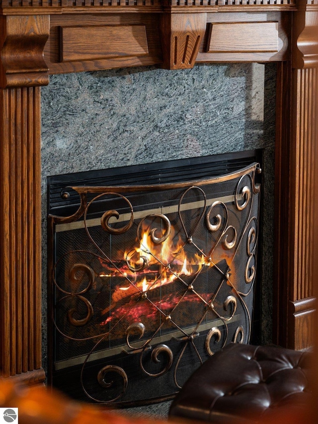 details with a premium fireplace