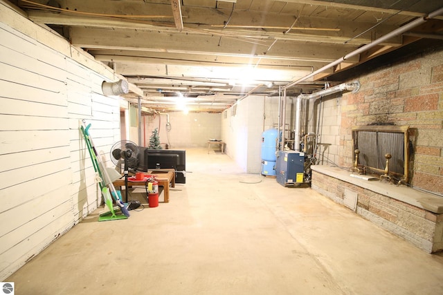 view of basement